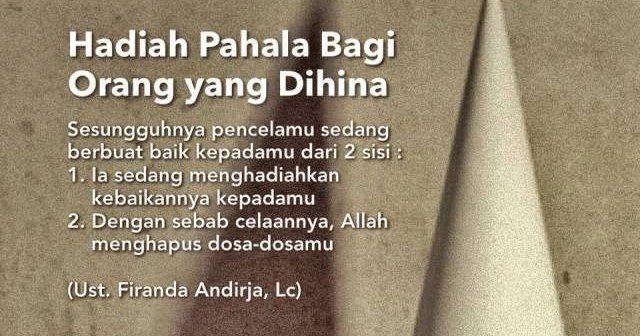 Bagaimana Sebaiknya Sikap Muslim Ketika Dihina Orang Lain? - BERDAKWAH