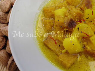 receta sopa almendras Valle Abdalajís Málaga