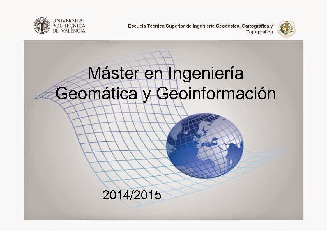 Blog IDEE: Máster Universitario en Ingeniería Geomática y Geoinformación