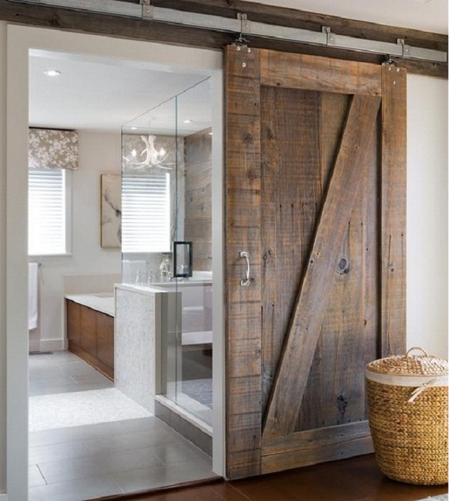 Wooden And Glass Sliding Door Design For Modern And Rustic Home Minimalist Home Design