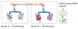 Berat A 5 Kelereng Berat B 8 Kelereng www.simplenews.me