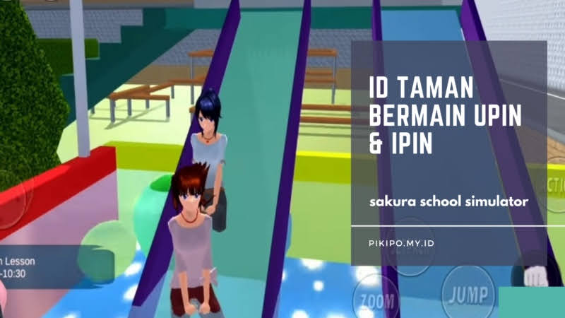 ID Taman Bermain dan Patung Upin & Ipin di Sakura School Simulator ID Taman Bermain dan Patung Upin & Ipin di Sakura School Simulator