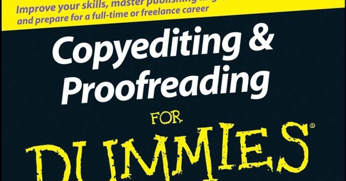 Copyediting & Proofreading for Dummies|Coffee With E Books (Mediafire