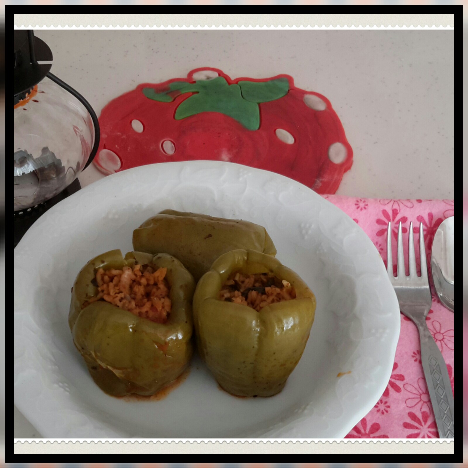 Turkish Dolma (Rice Stuffed Peppers with Olive Oil) Recipe