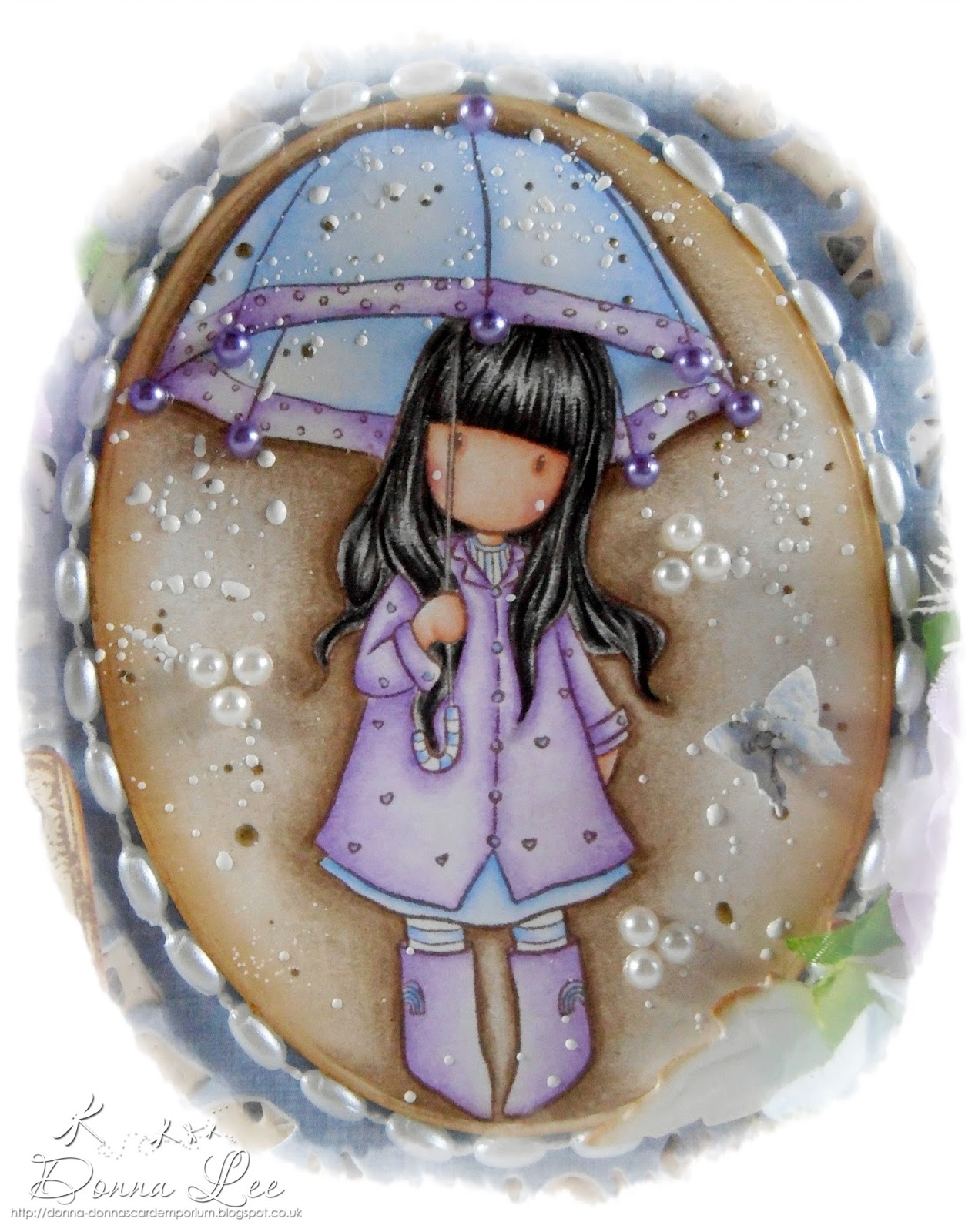 Donna's Card Emporium Santoro Gorjuss Puddle Of Love And An