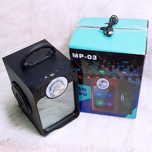 Loa bluetooth karaoke mặt gương MN03 kèm mic có dây 3 loa bluetooth karaoke mat guong mn03 kem mic co day 3