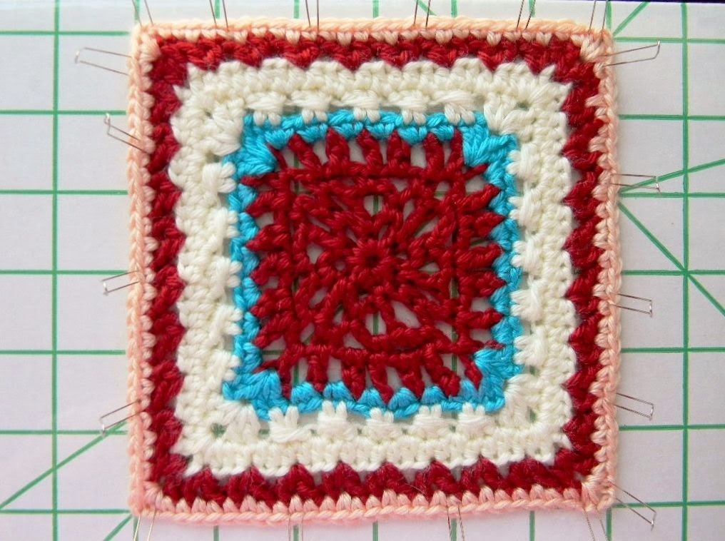 Free crochet pattern: Fresh Air 6" Granny