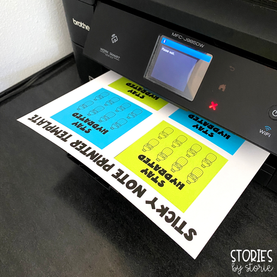 Printing on Sticky Notes Conversations from the Classroom