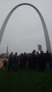 Scotty at the Climate March #OursToLose StLouis Participants