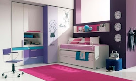 Decoracion de Salas: Diseño de Dormitorios Pequeños para Adolescentes