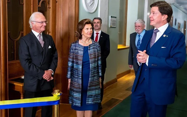 King Carl Gustaf, Queen Silvia and the Speaker of the Riksdag, Andreas Norlén