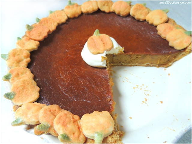 Corte de la Tarta de Calabaza: Pumpkin Pie