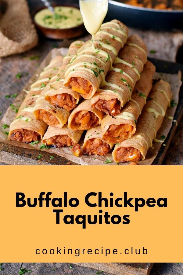 Buffalo Chickpea Taquitos Cooking Recipe