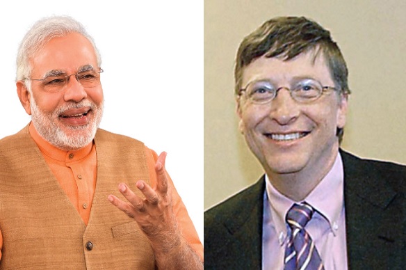 Microsoft chairman Bill Gates meets PM Narendra Modi