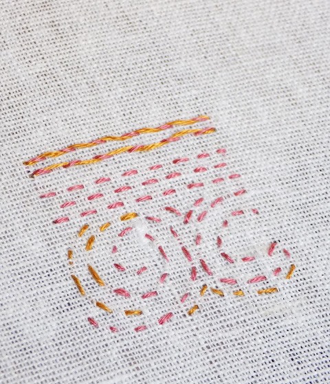 Ứng dụng mũi thêu đột thưa