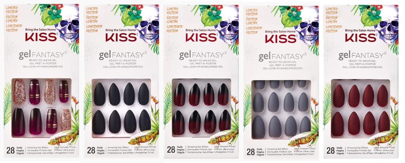 Beauty Crazed In Canada Halloween Manis Made Easy With Kiss Gel Fantasy And Impress