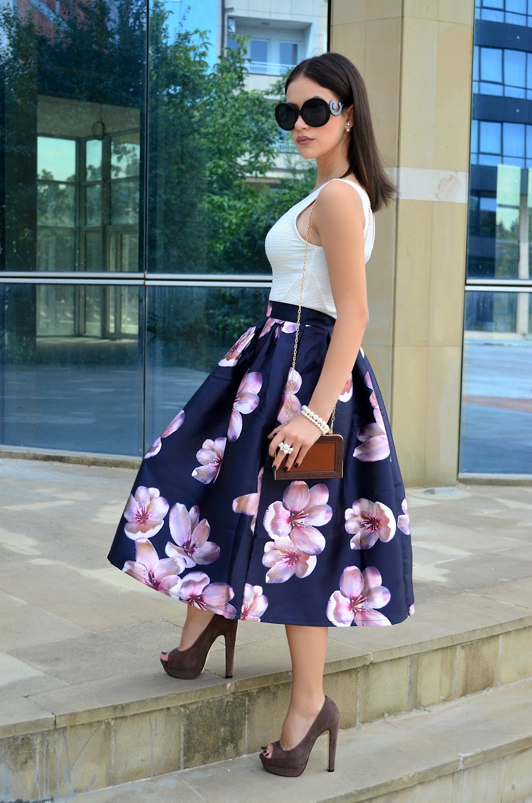 FFS | Floral flare skirt | G L A M B R I G H T