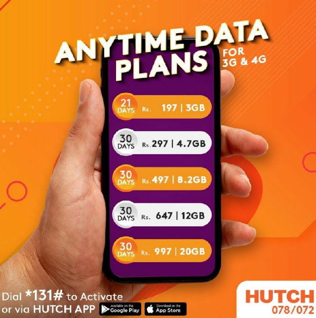 Hutch New Any Time Data Plans