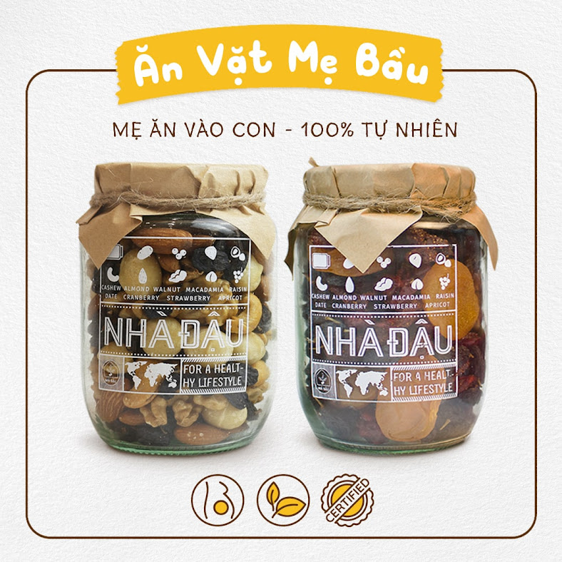 [A36] Chuẩn bị những món ăn vặt từ hạt dinh dưỡng cho Mẹ Bầu
