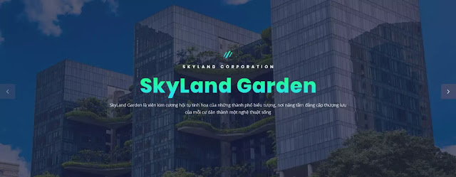 Template blogspot bất động sản Sky Land