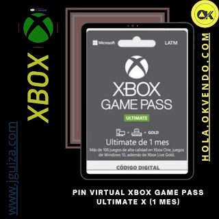 Img_Pin Virtual XBOX Game Pass Ultimate 1 mes