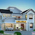 2500 sq-ft 4 Bedroom mixed roof house architecture