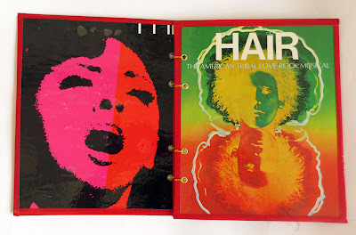 Turning an album cover into a blank book