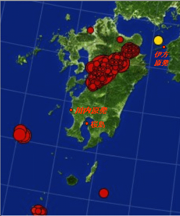 http://www.tenki.jp/bousai/earthquake/seismicity_map/?area_type=japan_west&recent_type=30days