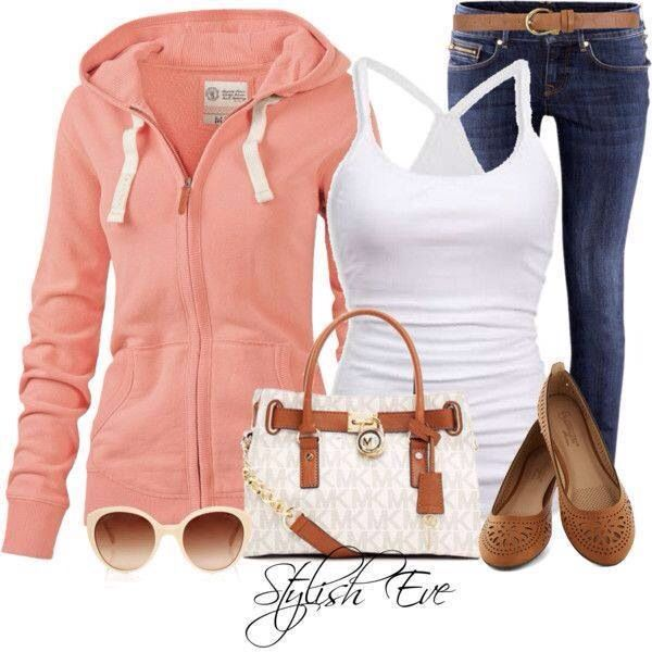 Pink Hoodie Outfit Fashion Accessories And Style