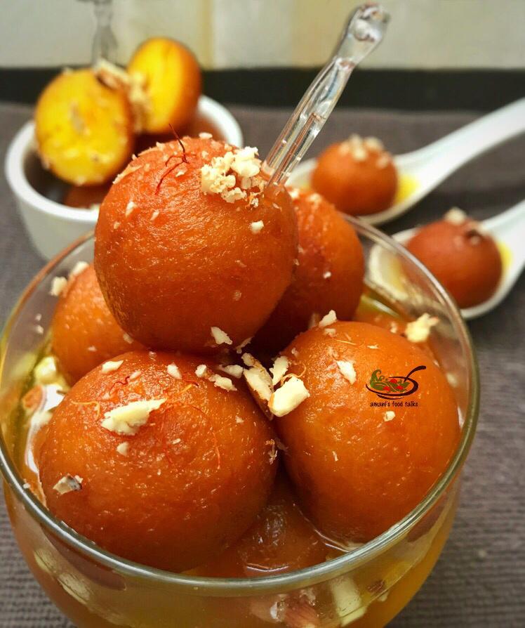 Amani’s food talks MANGO GULAB JAMUN