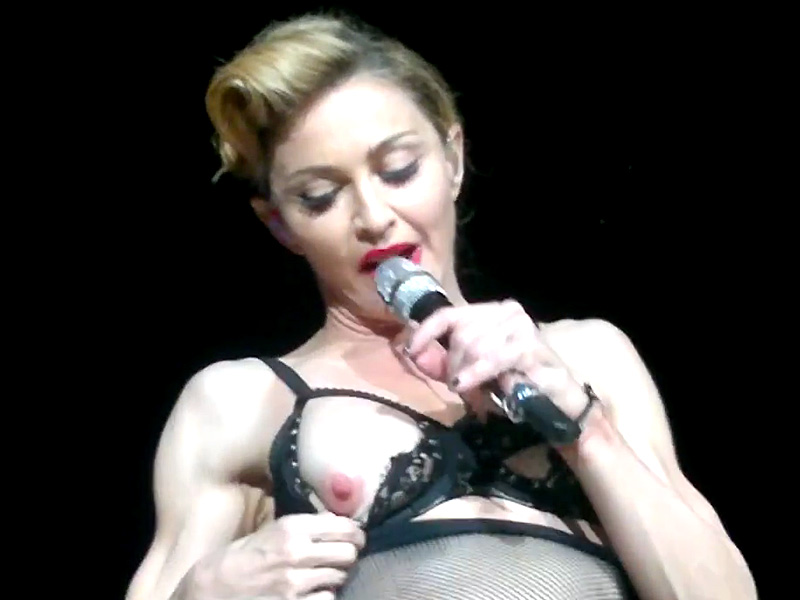 Madonna Tits At Concert 73