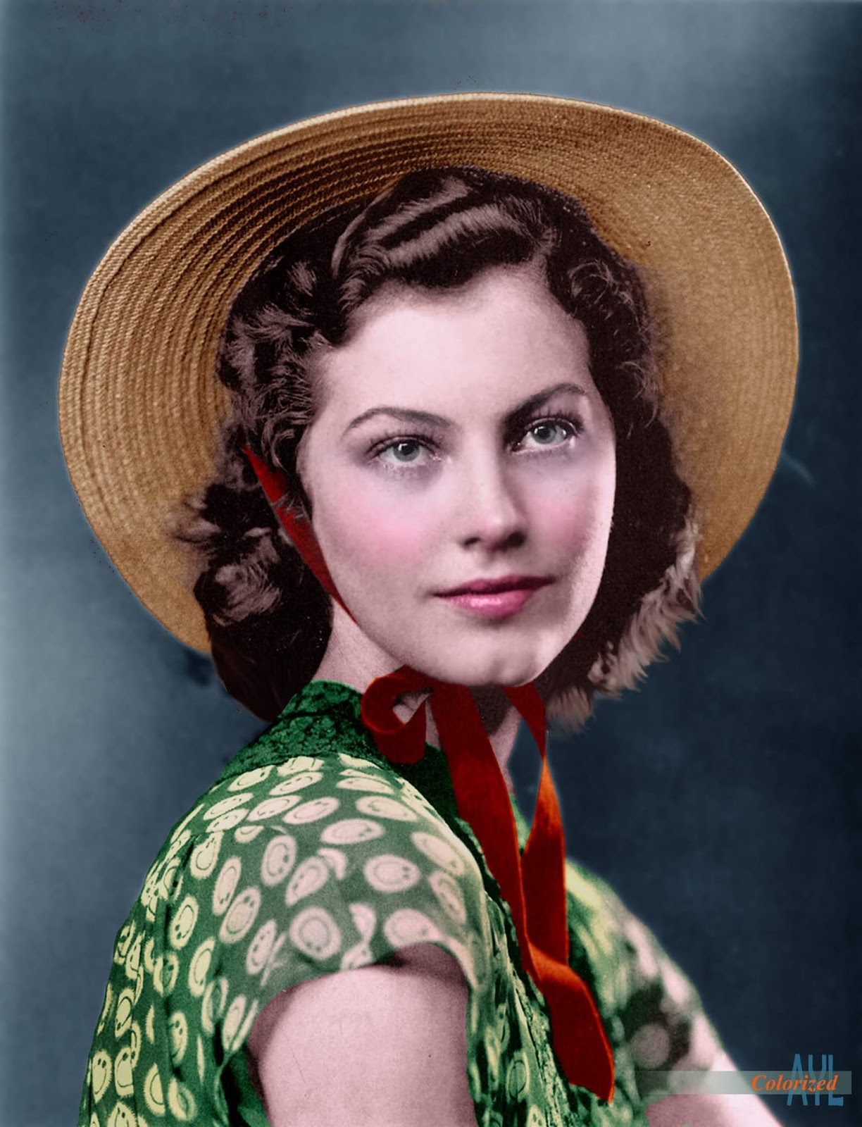 Colors for a Bygone Era A young prehollywood Ava Gardner (1922 1990