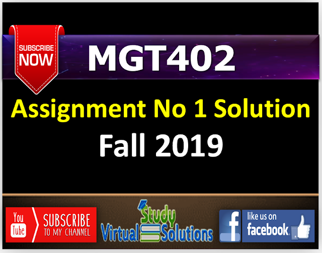 Cost and management accounting mgt402 assignment no 01 picture