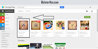  Search bar at the top of the Bluestacks 