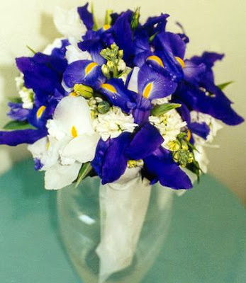 iris wedding flowers