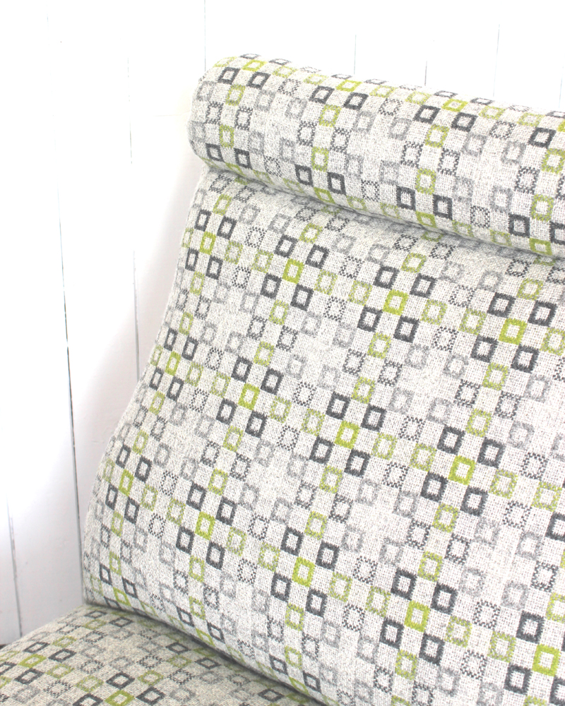 Mick Sheridan Upholstery Victorian BolsterBack Chair in Welsh Wool