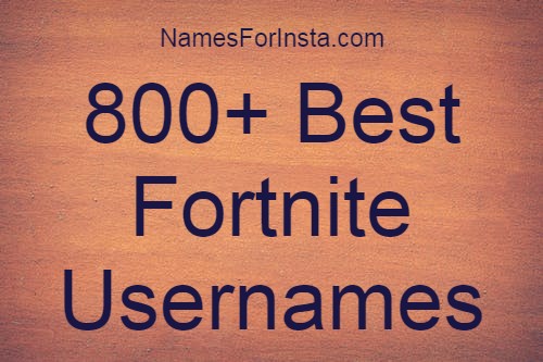 Aesthetic Cool Fortnite Usernames