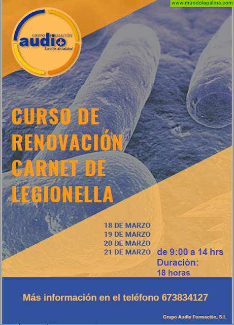 Curso de renovación carnet de legionella