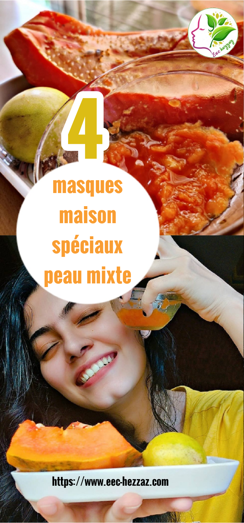 4 masques maison spéciaux peau mixte