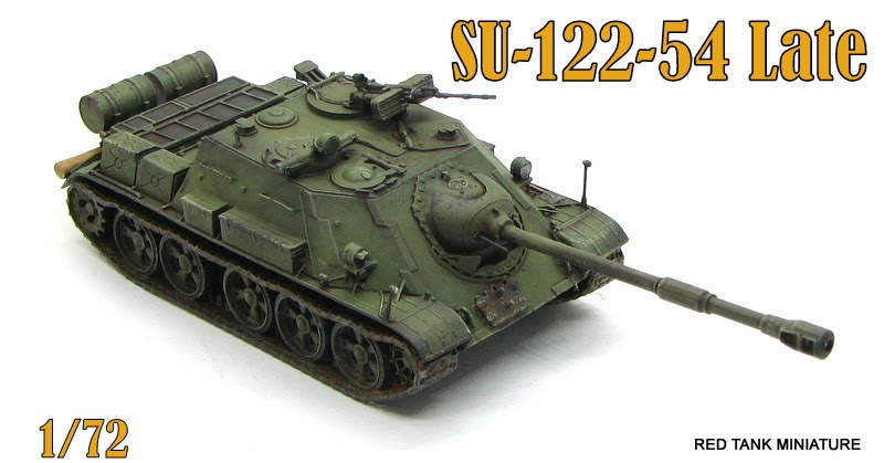 RESIN KIT 1/72 SU-122-54 Early RED TANK MINIATURE R72059