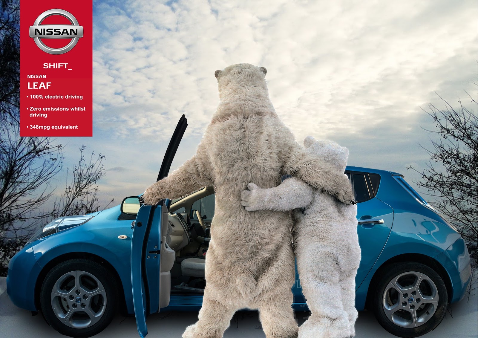 Polar bear car commercial nissan #4