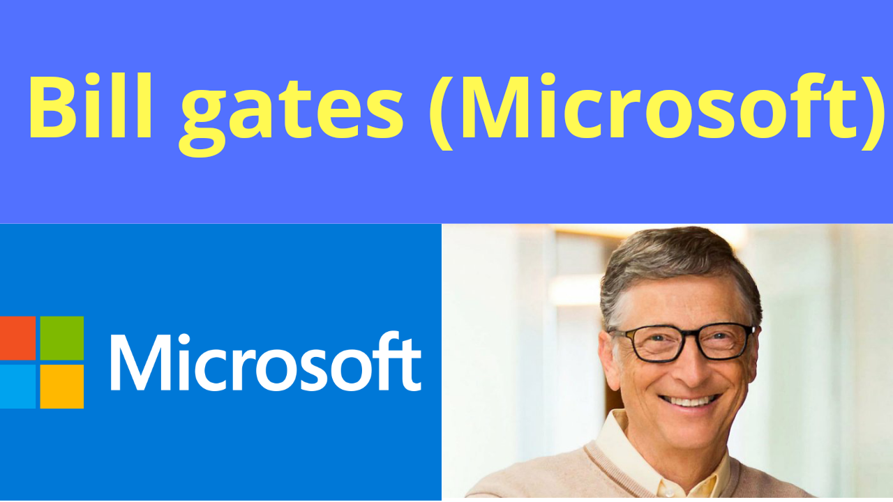 Biography of Bill gates.