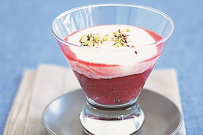 Rosewater rhubarb dessert recipe Rosewater rhubarb dessert recipe
