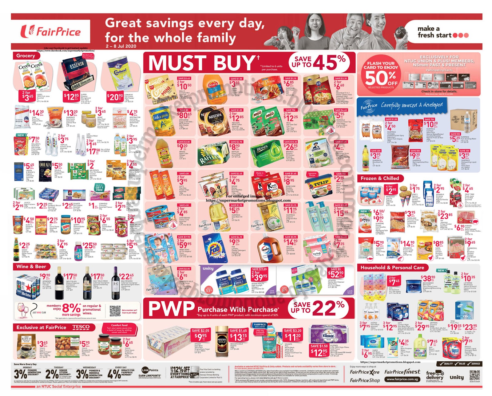 NTUC FairPrice Weekly Promotion Ad 02 - 08 July 2020 ~ Supermarket ...