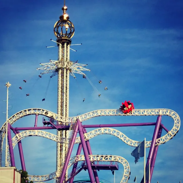 Gröna Lund amusement park in Stockholm