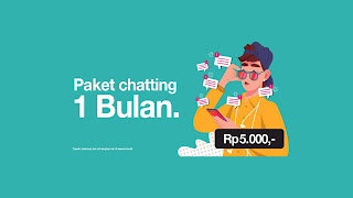 paket chatting sebulan 3 paket chatting sebulan 3