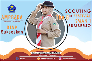 Foto Support The 8 Scouting Festival SMA N 1 Sumberjo