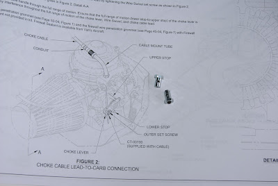 DOG Aviation John's RV-12 Blog: Carburetor Choke Controls Installed