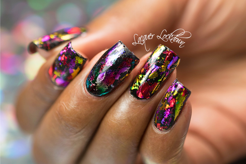 nail art with foil