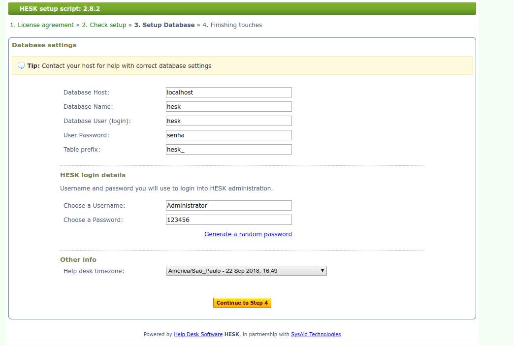 hesk–003-instalação-2-configurando o banco